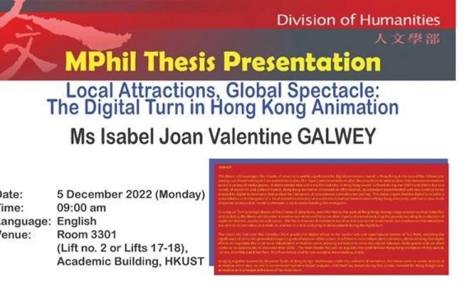 Local Attractions, Global Spectacle The Digital Turn in Hong Kong